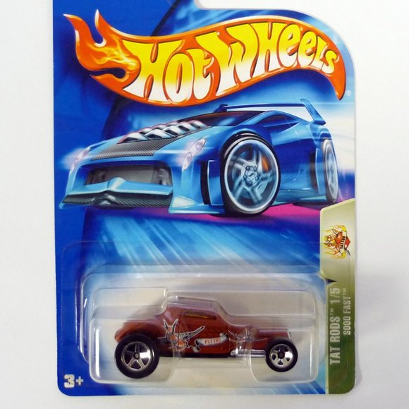 Hot Wheels Sooo Fast #118 Tat Rods 1/5 Brown Die-Cast Car 2004 - Picture 1 of 1